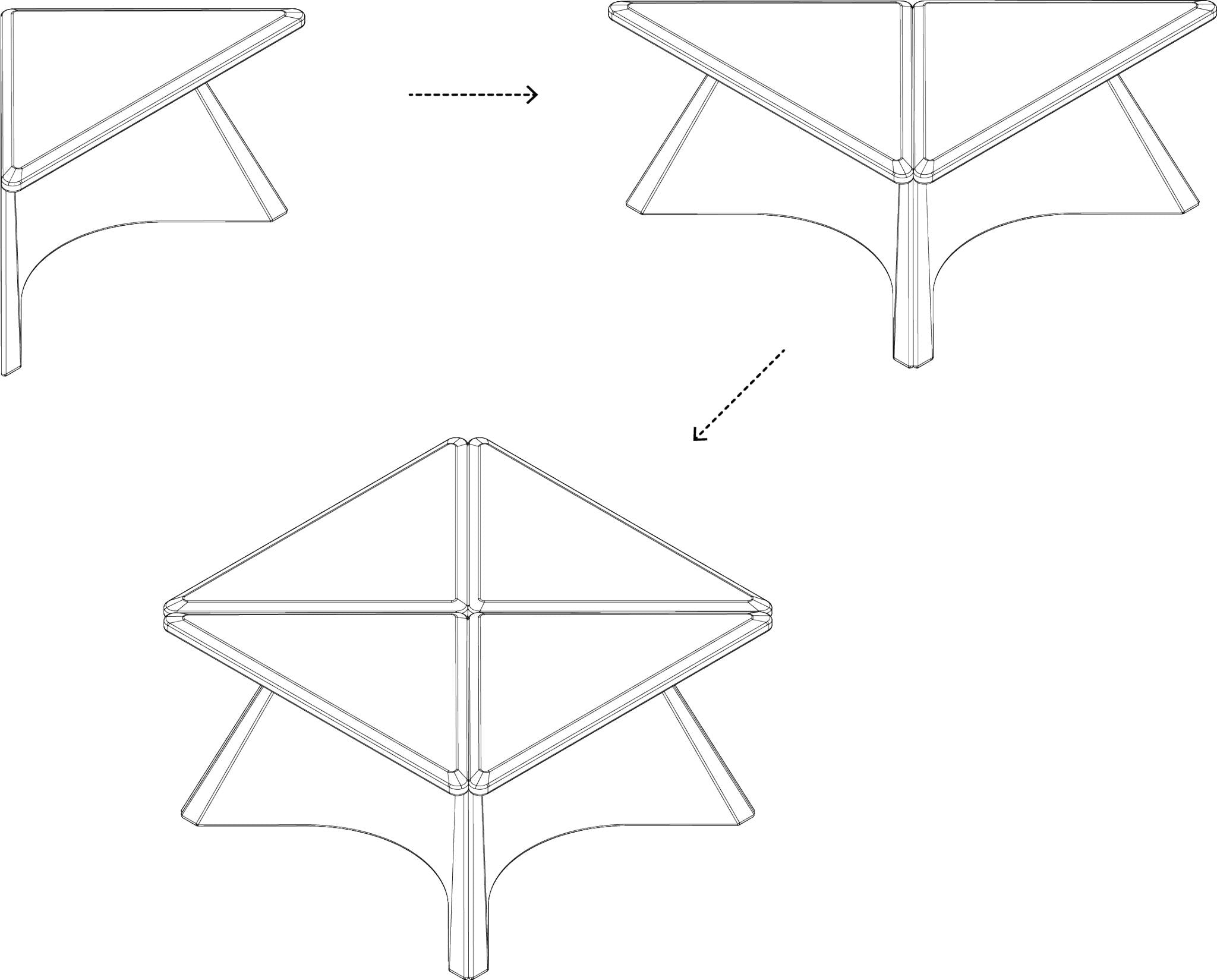角嶼茶几 Edge Isle